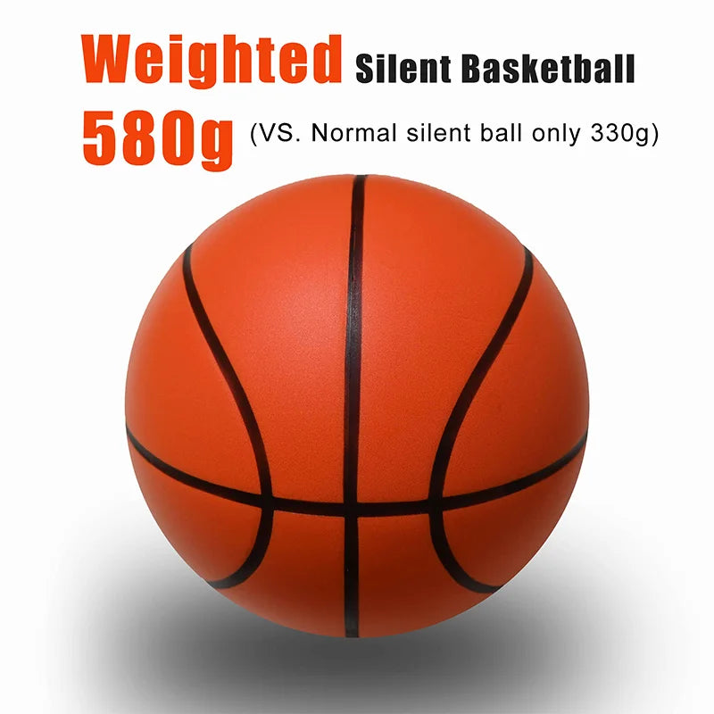 Silent Basketball (Sizes 7, 6, 5) – Quiet Airless Foam Training Ball