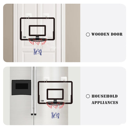 Basketball Stand, Indoor and Outdoor Basketball Backboard Wall Mounted Adhesive Hook for Gyms Schools Home Gifts for Boys Girls