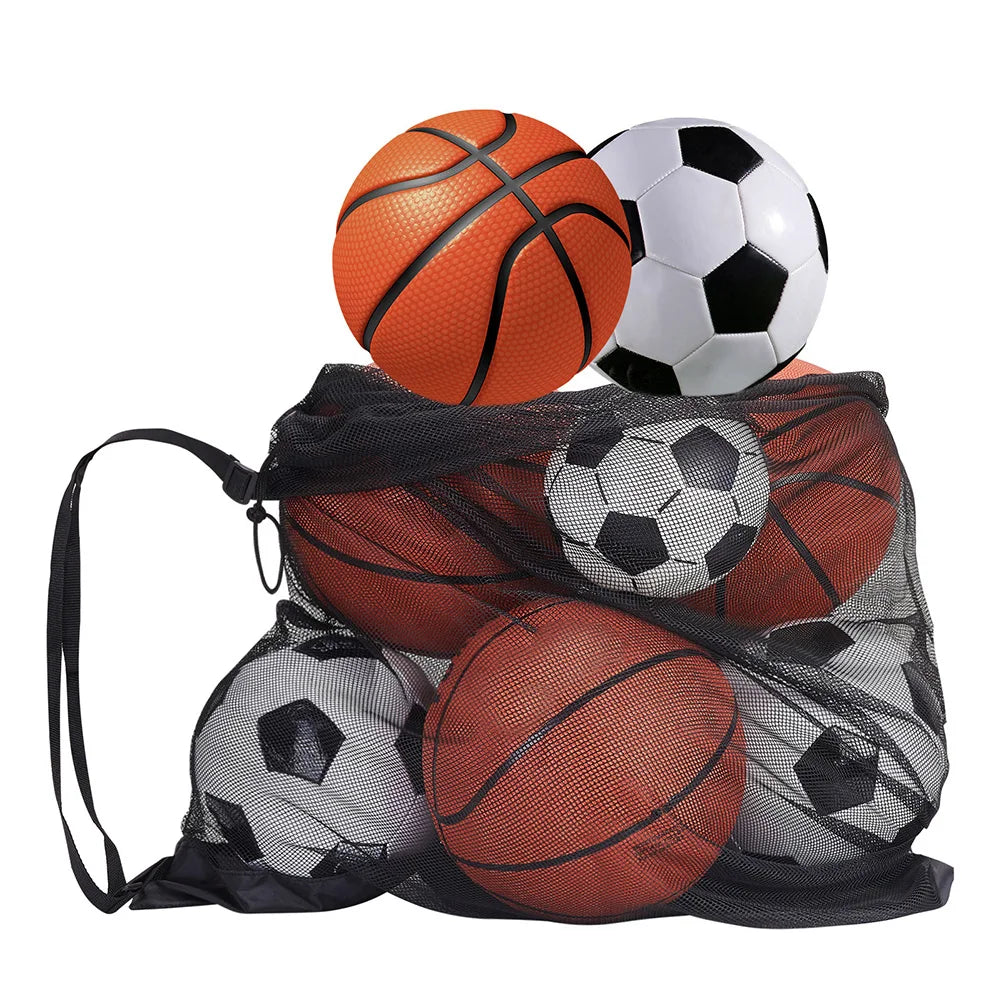 Extra Large Mesh Soccer Ball Bag – Professional Ball Bag for Basketball, Volleyball & Football
