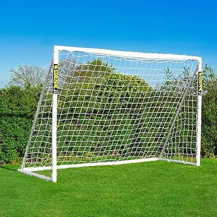 10ft by 6.5ft Futsal Soccer Goal - Durable Weatherproof uPVC Construction with Easy Assembly and Optional Ball