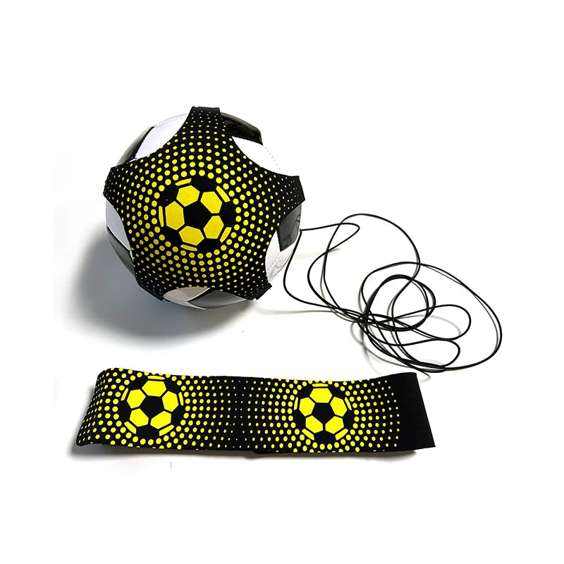 Football Kick Throw Solo Practice Adjustable Waist Belt Soccer Ball Control Training Equipment Children Elastic