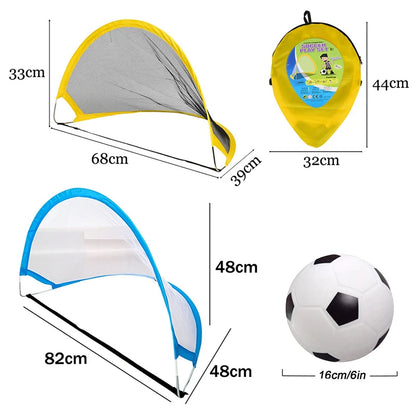 Children Soccer Outdoor Sports Toys Portable Folding Football Goal Outside Sports Parent-Child Interactive Activities Games Toys