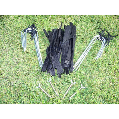 Official Size 24 X 8 X 5 Ft. Steel Soccer Goal. Heavy Duty Frame w/Net. Tournament, Regulation Size Goals. Professional Portable