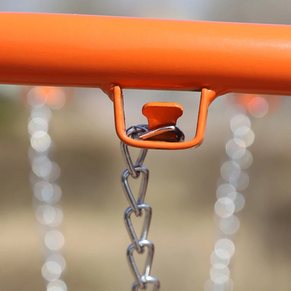 Basketball Net Rustproof Galvanized Iron Durable Basketball Target Net Metal Chain Basketball Net for Basketball Hoop