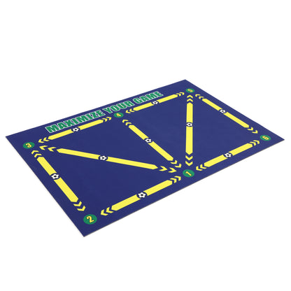 Soccer ball control training mat | Stable and silent rubber base | Digital Guidance Design | Improve ball sense, daily training