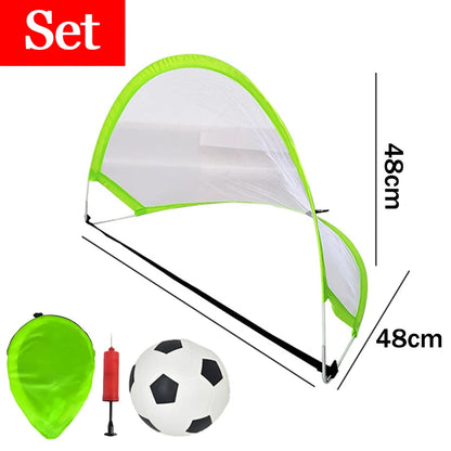 Children Soccer Outdoor Sports Toys Portable Folding Football Goal Outside Sports Parent-Child Interactive Activities Games Toys