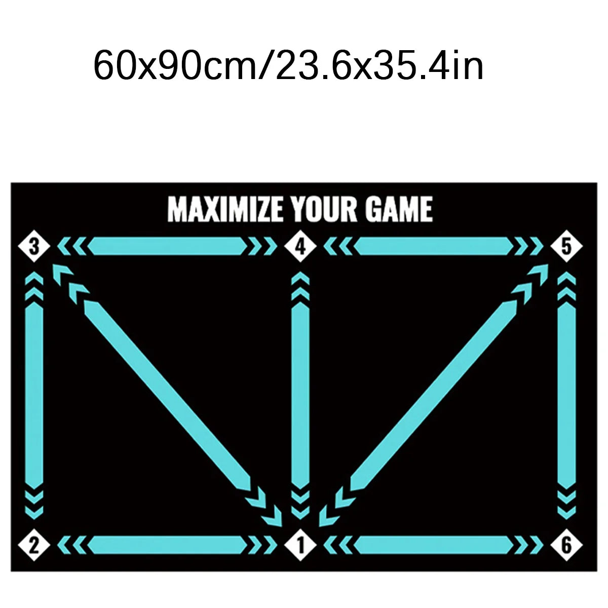 Soccer ball control training mat | Stable and silent rubber base | Digital Guidance Design | Improve ball sense, daily training