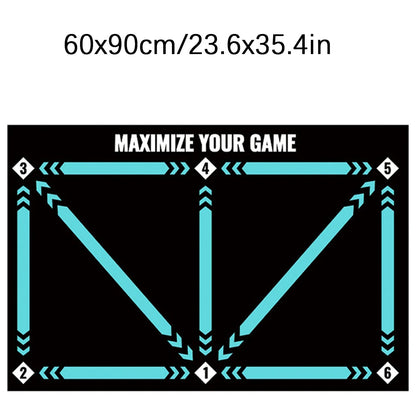 Soccer ball control training mat | Stable and silent rubber base | Digital Guidance Design | Improve ball sense, daily training