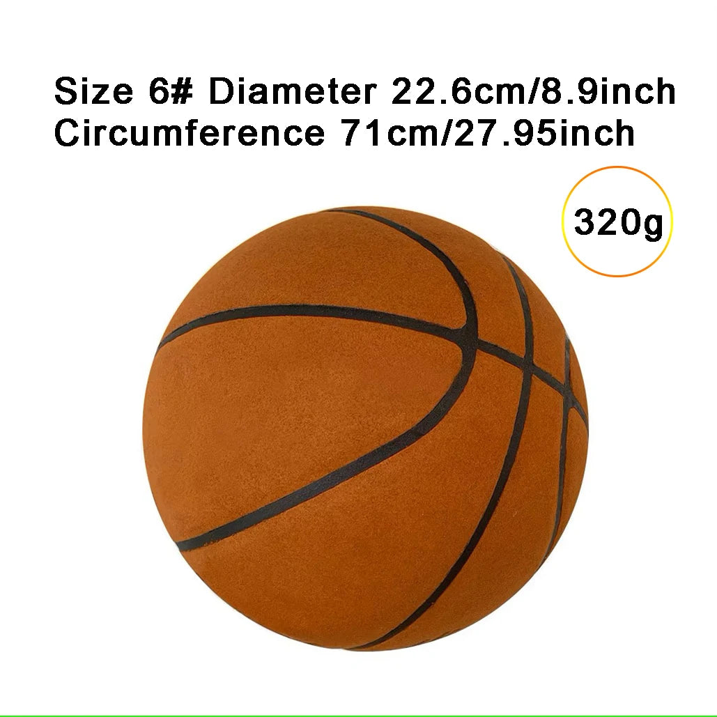 Silent Basketball (Sizes 7, 6, 5) – Quiet Airless Foam Training Ball