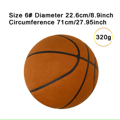 Silent Basketball (Sizes 7, 6, 5) – Quiet Airless Foam Training Ball