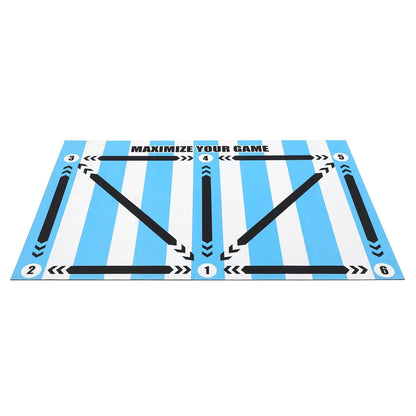 Soccer ball control training mat | Stable and silent rubber base | Digital Guidance Design | Improve ball sense, daily training