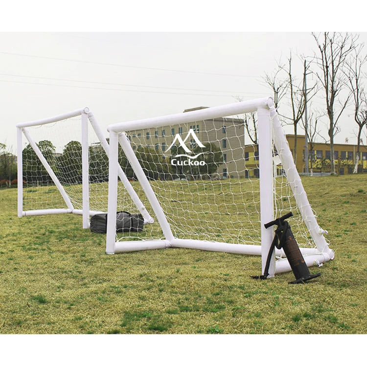 Hot sale!Large Size Adjustable Inflatable Soccer Goal Pitch with Net for Kids' Outdoor Football Field Single Layer Folding Tent