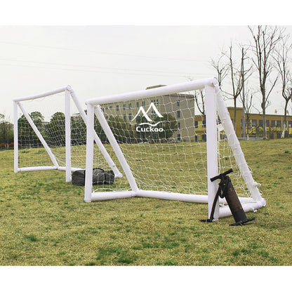 Hot sale!Large Size Adjustable Inflatable Soccer Goal Pitch with Net for Kids' Outdoor Football Field Single Layer Folding Tent