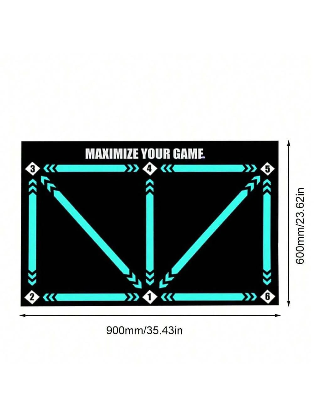 Soccer ball control training mat | Stable and silent rubber base | Digital Guidance Design | Improve ball sense, daily training