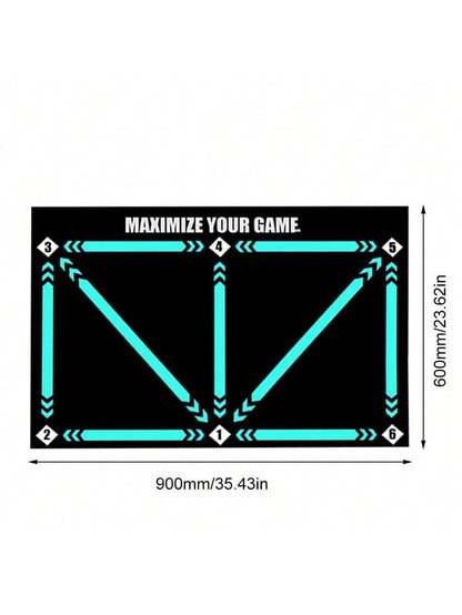 Soccer ball control training mat | Stable and silent rubber base | Digital Guidance Design | Improve ball sense, daily training