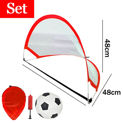 Children Soccer Outdoor Sports Toys Portable Folding Football Goal Outside Sports Parent-Child Interactive Activities Games Toys