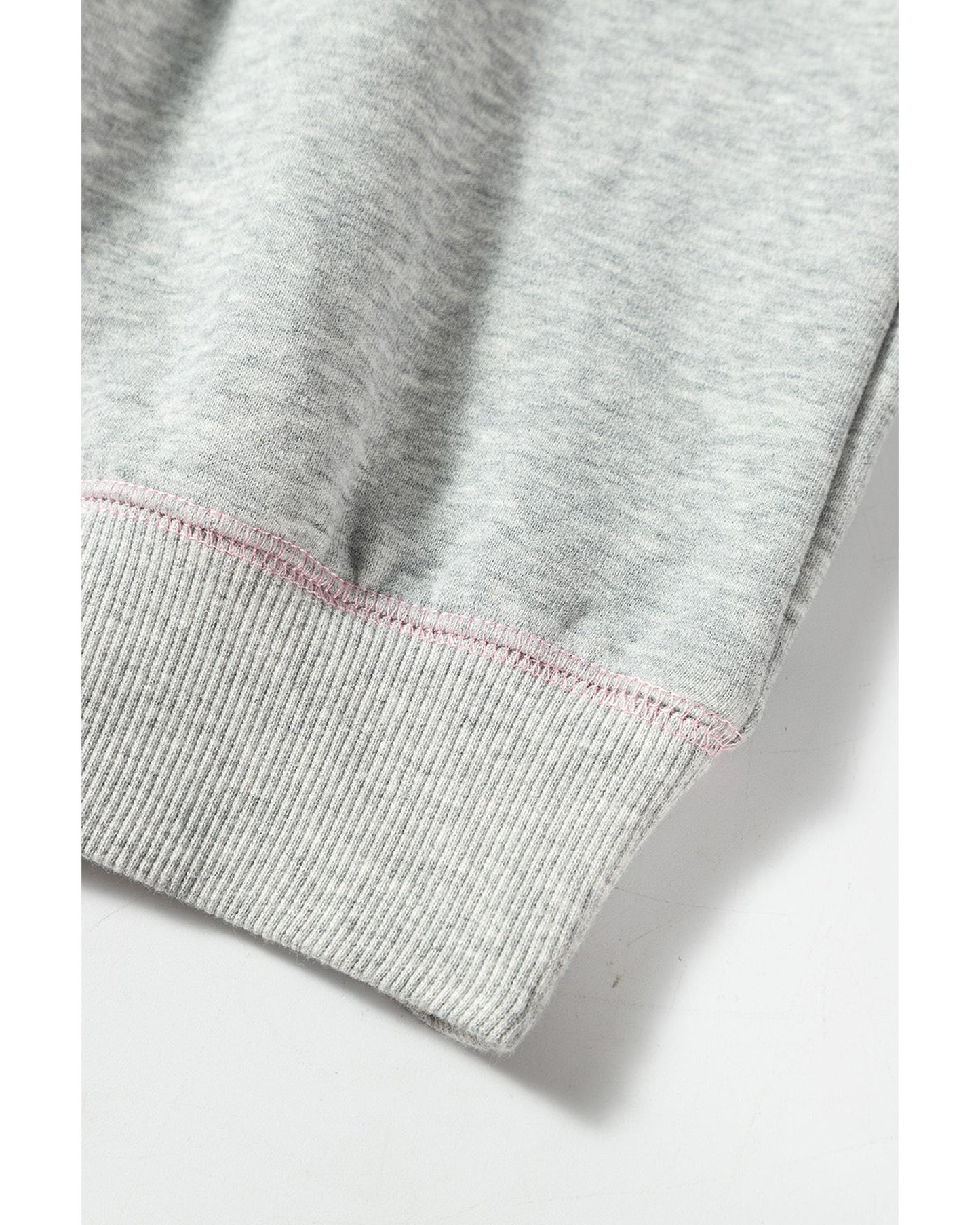 Light Grey COUNTRY CLUB PICKLEBALL Graphic Exposed Stitching Casual Sweatshirt - M