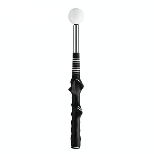 Indoor Golf Swing Practice Stick with Sound Assistant - Red