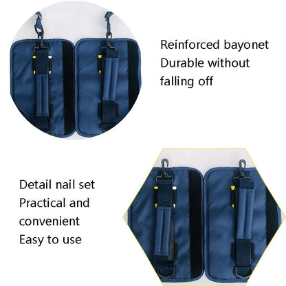 Portable Golf Bag for Cues - Handbag - Purple