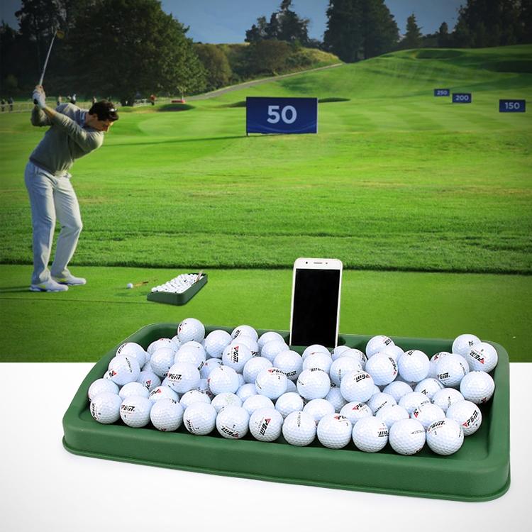 Black Character Pattern Golf Service Box with Phone Stand - 100 Balls - Green Character