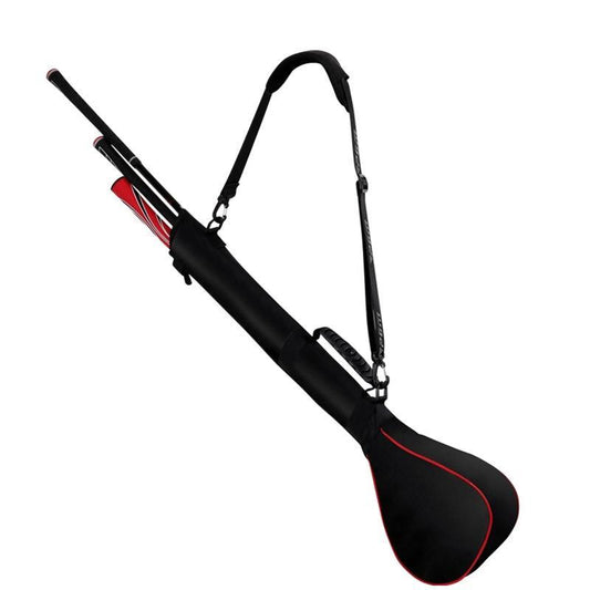 Portable Foldable Golf Ball Bag - Nylon - Black Silver