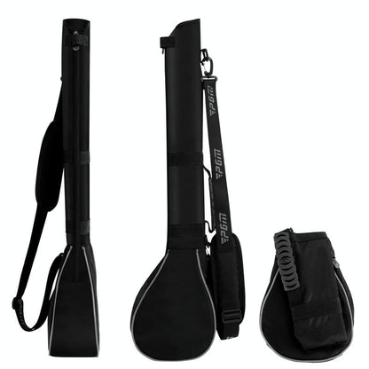 Portable Foldable Golf Ball Bag - Nylon - Black Silver