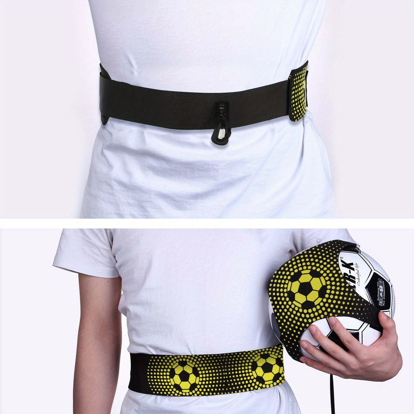 Soccer/Volleyball/Rugby Trainer For Beginner, Football Rebounder Set For Self Training, Auxiliary Fitness Equipment