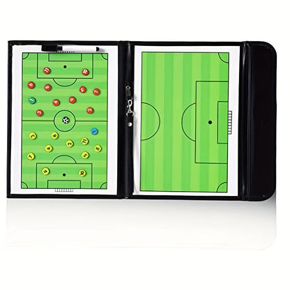 Coach Like A Pro: Soccer Coaches Clipboard Kit With Magnetic Board, Marker Pen & Zipper Bag